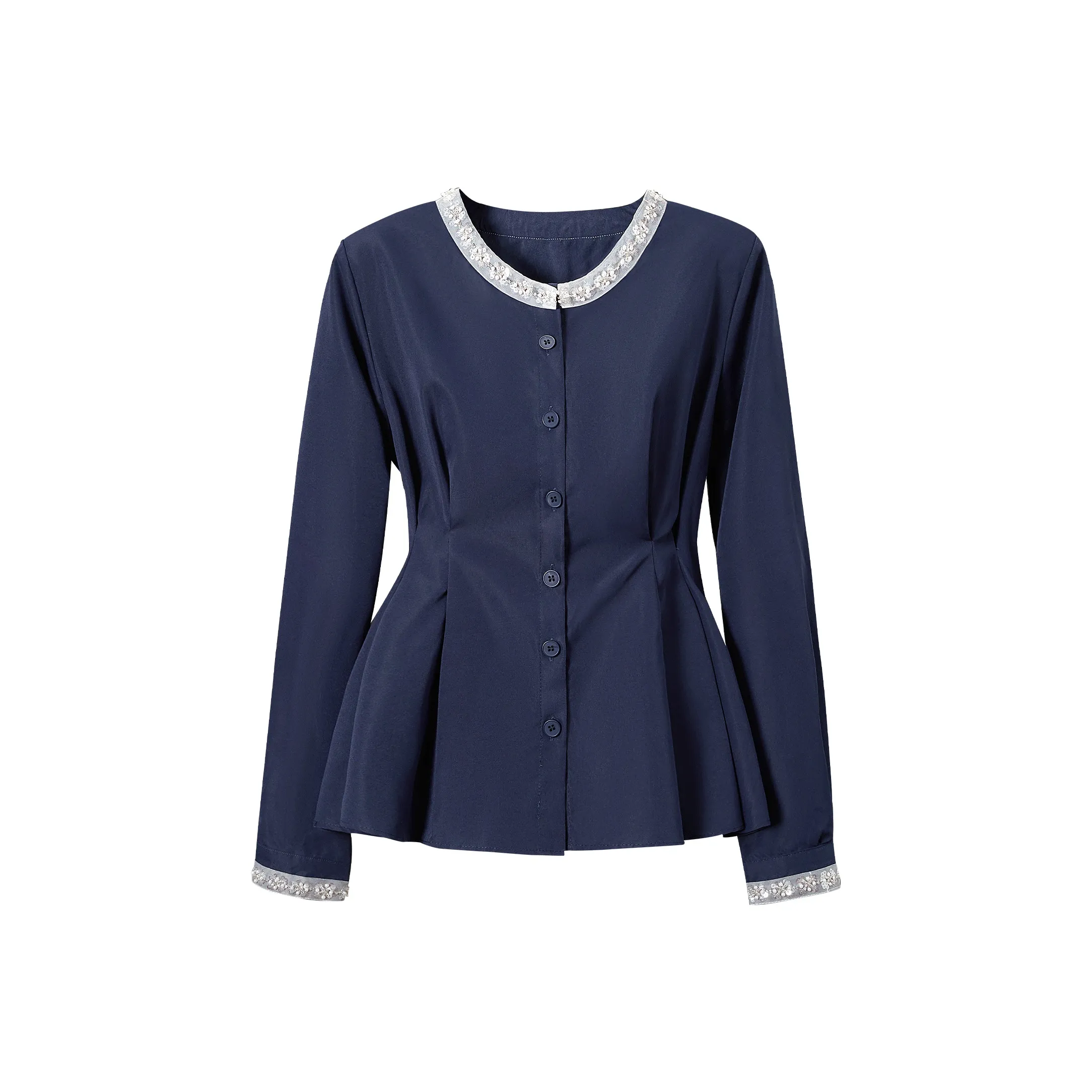 TOUCH Темно-синие женские рубашки