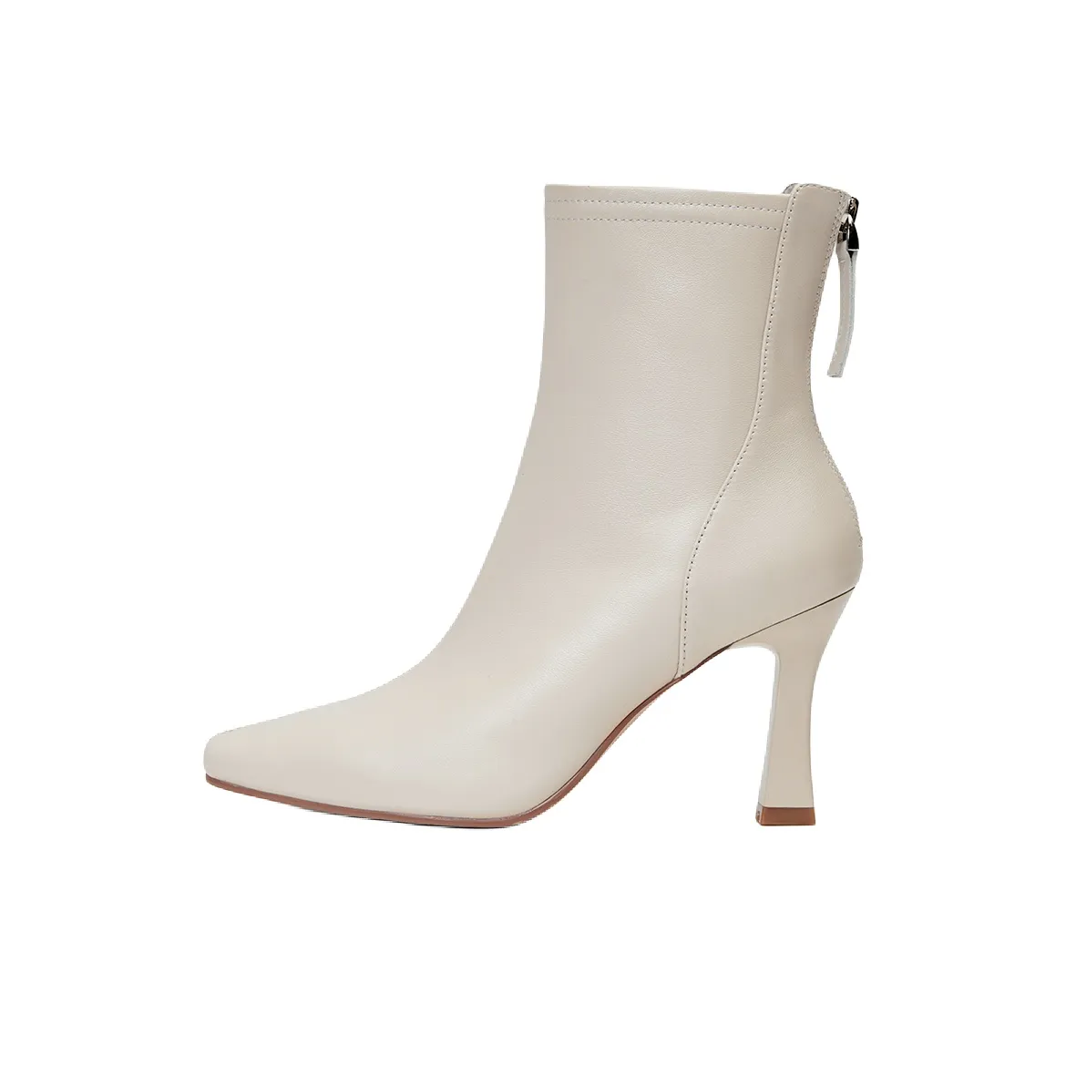 PT'SON Ankle Boots Women's Black/Ecru/Dark Brown