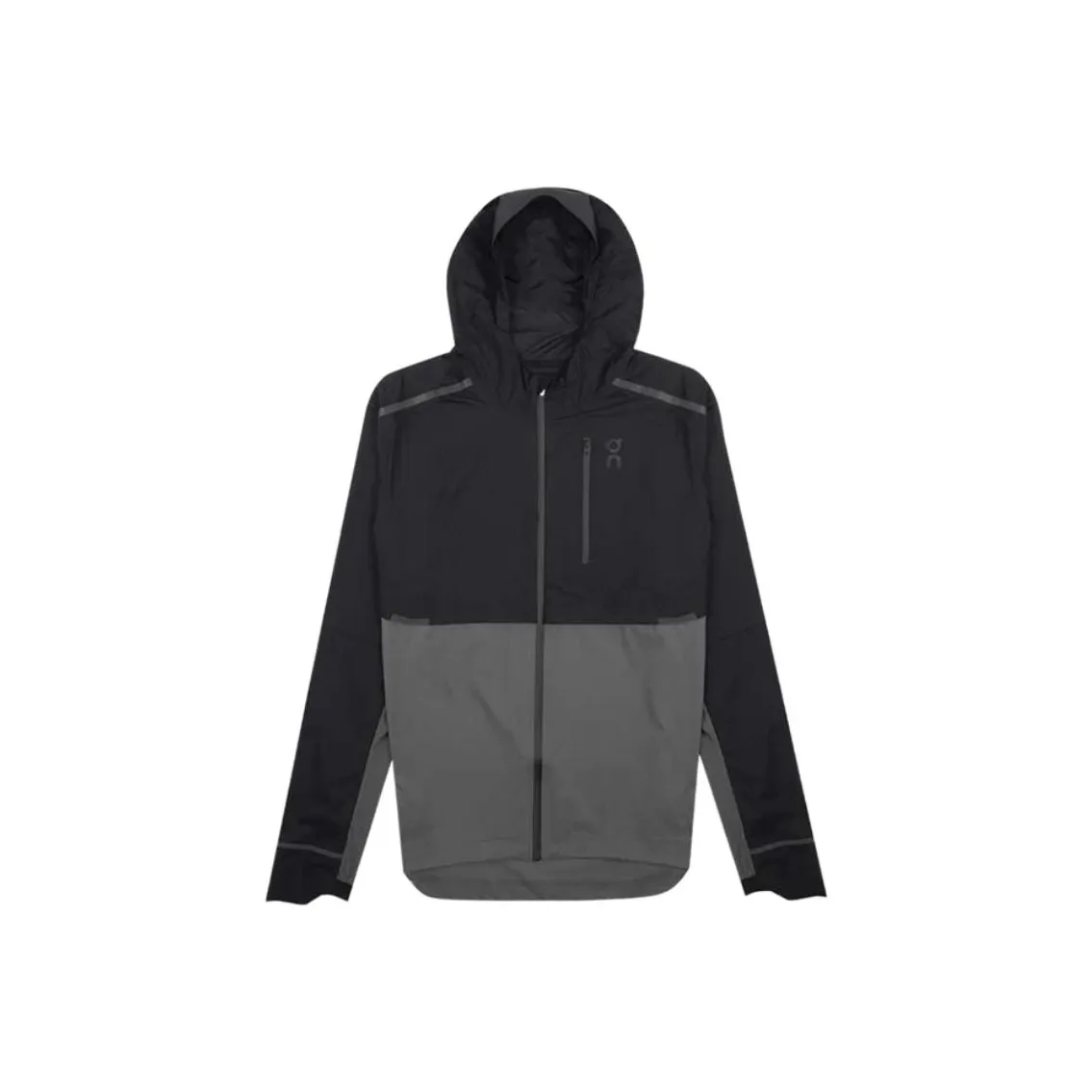 On WEATHER Jackets Men Black/Dark Gray