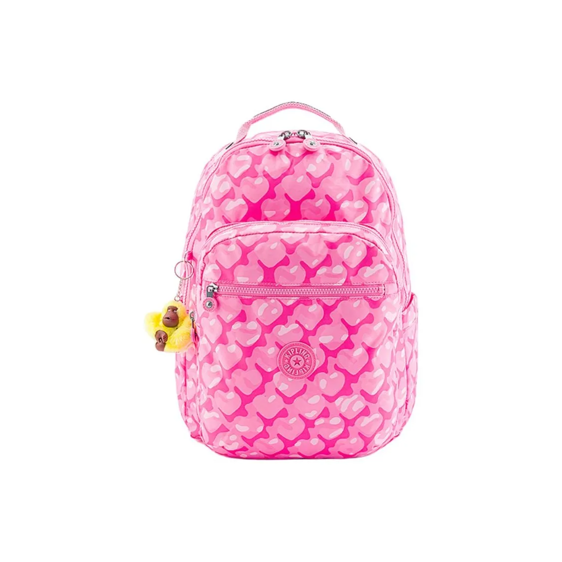 Kipling Ткань Рюкзак Большой Женский Розовый