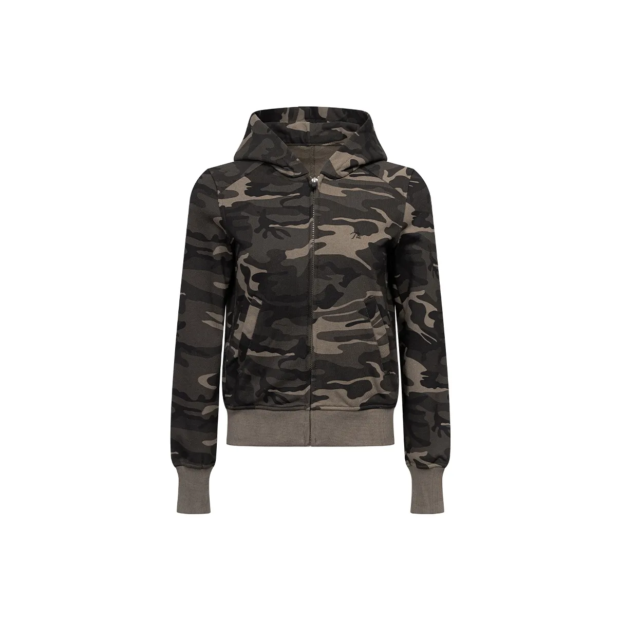 Ariseism Камуфляж Толстовка Укороченный Пальто Женские AUTUMN Топ Женские