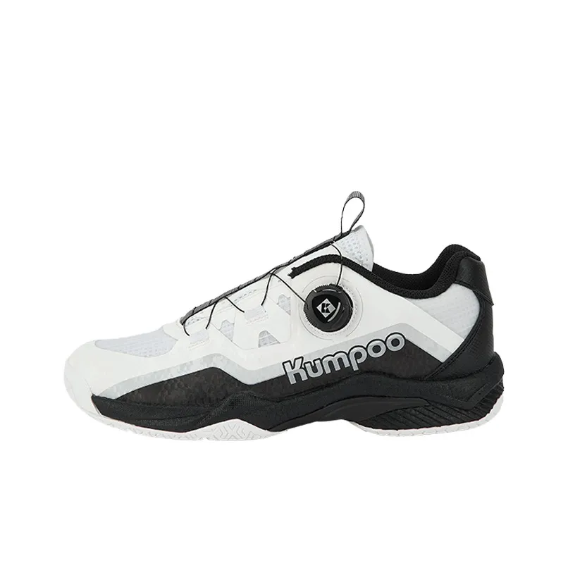 KUMPOO KHR D99 Амортизация Покрытие Поддержка Бадминтон Обувь Унисекс Черный Белый