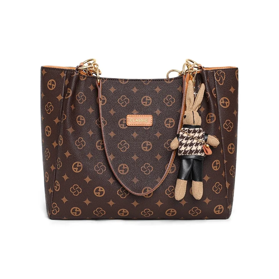 COMELY Сумка из синтетической кожи сумка для покупок ручная сумка для ноутбука сумка через плечо обычная женская коричневая