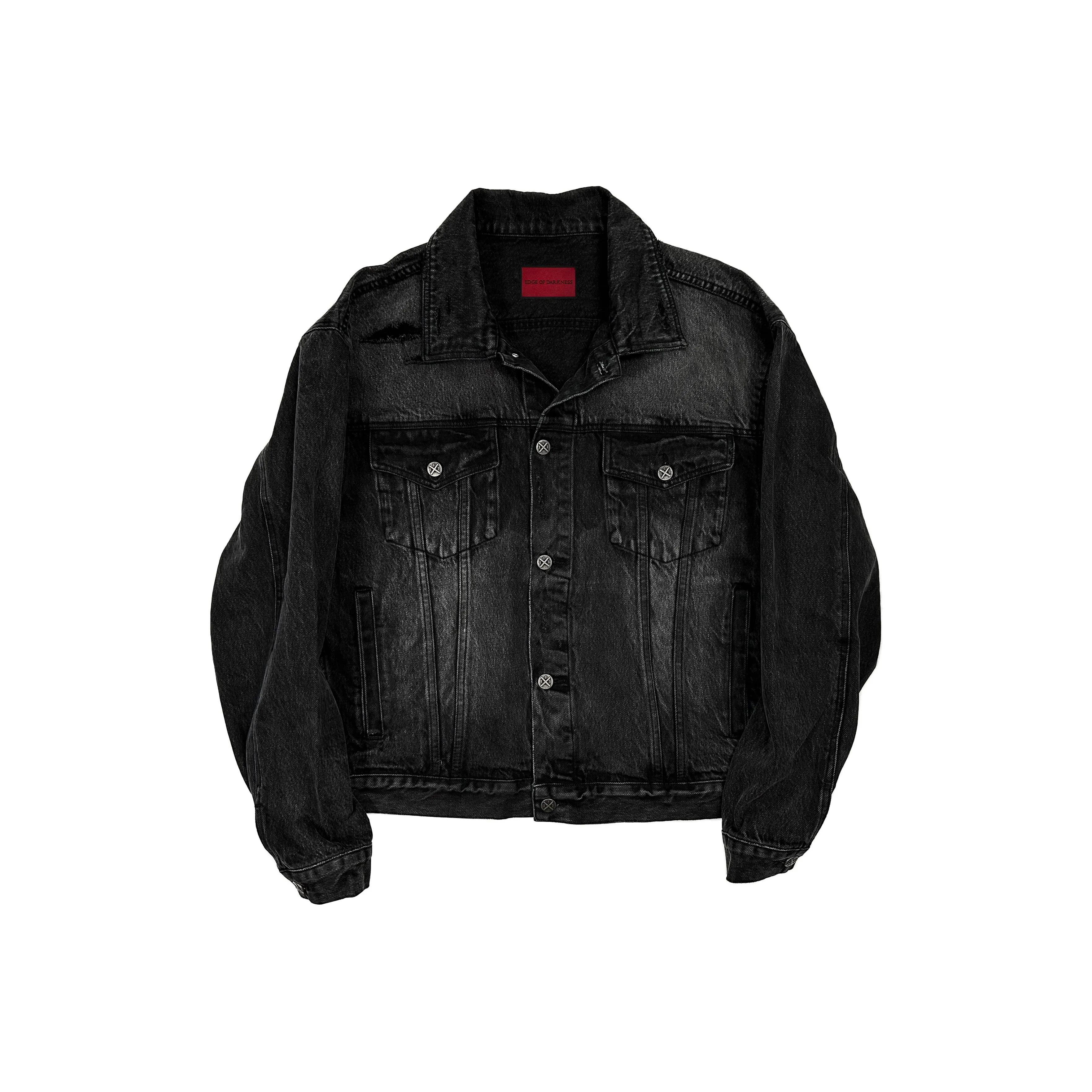 EODUP Черный Унисекс Джинсовые куртки