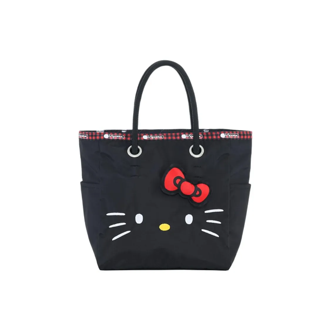 LeSportsac Hello Kitty Hello Kitty Ткань Сумка Средний Женский Черный Белый