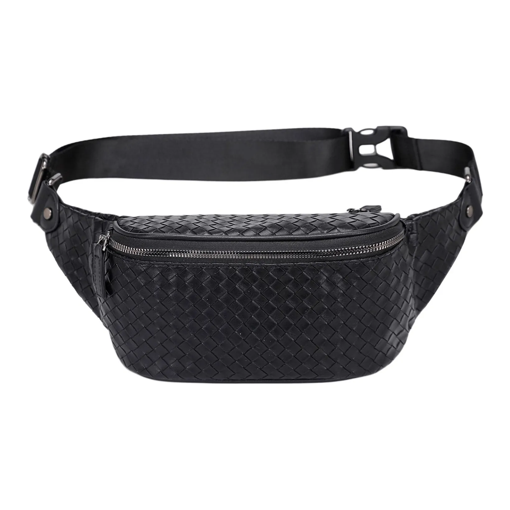 Slazenger PU (полиуретан) Мягкая кожа Одно плечо Сумка через плечо Слинг-сумка Сумка на пояс Стандартная Унисекс Черный