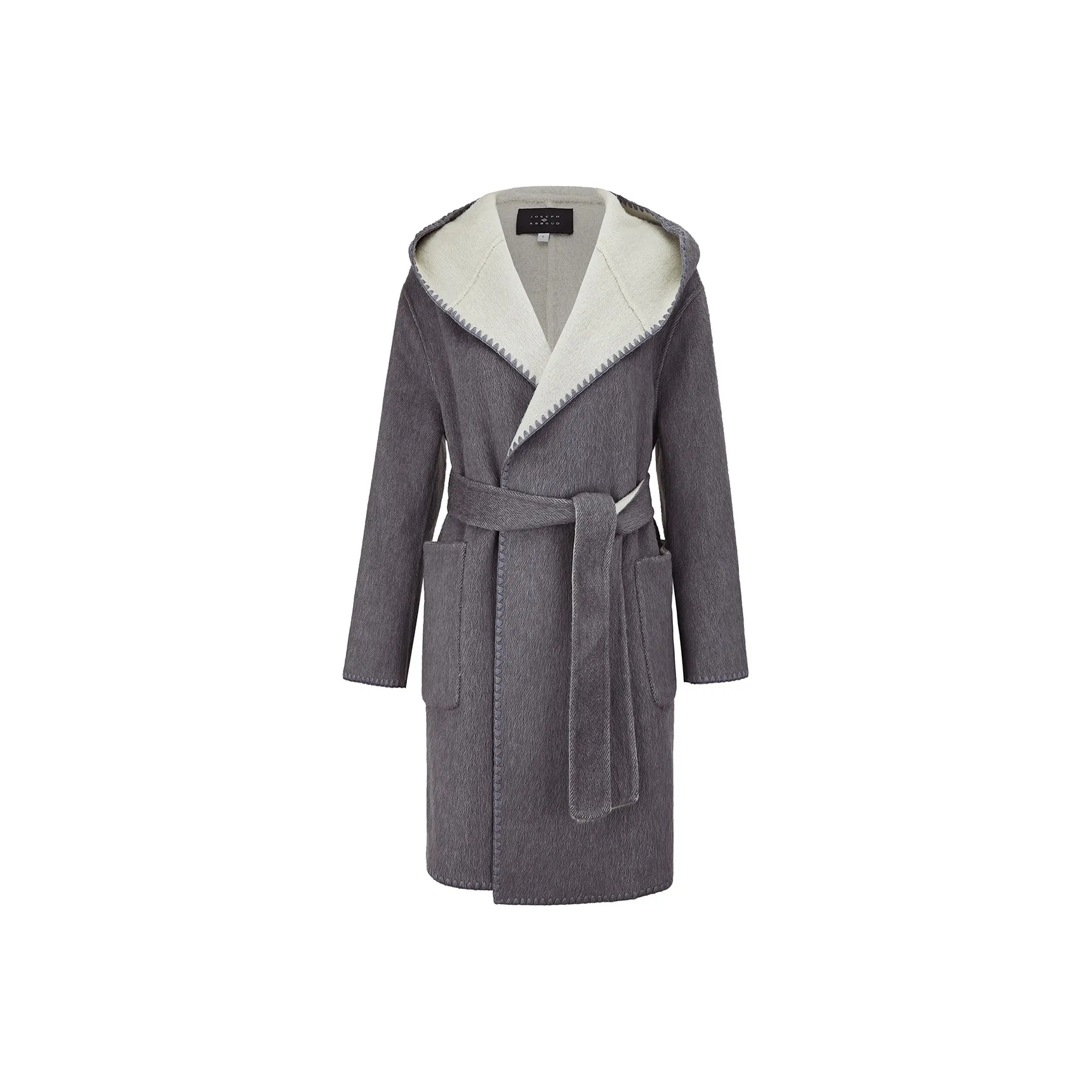JOSEPH ABBOUD Серый Бежевый Женское Пальто