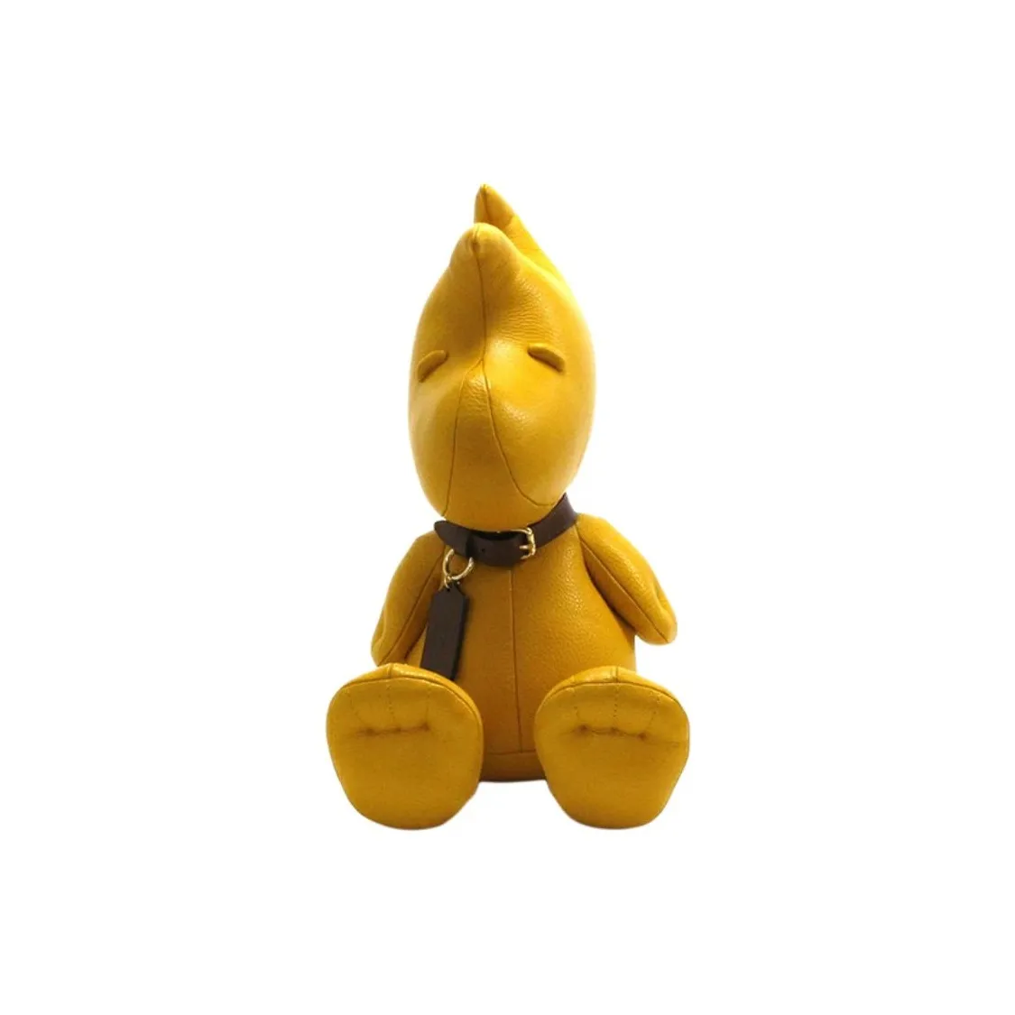 COACH Bag Charm Каменная кожа Сумка Аксессуар Унисекс Желтый