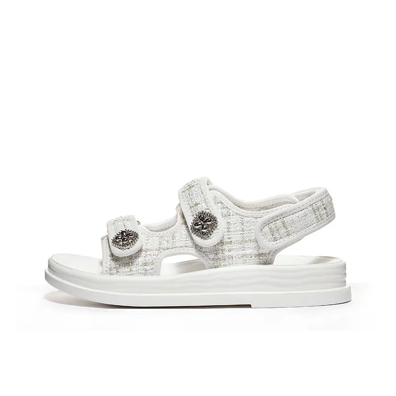 Warrior Пляжные сандалии Женские Белые Золотые