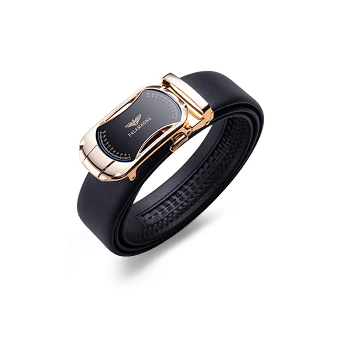 FALAMAONE Ремень из натуральной коровьей кожи мужской 3,5 см