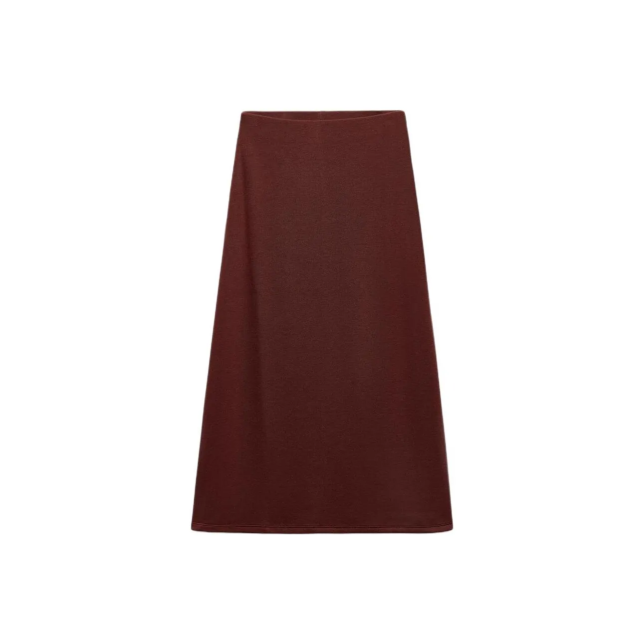 ZARA Коньяк Женские Повседневные Длинные Юбки