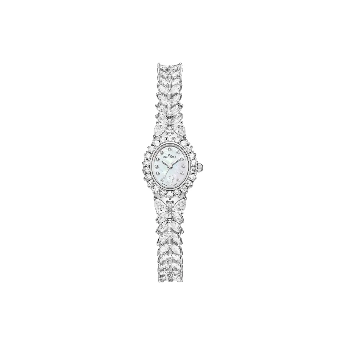 Disney Mermaid Series Кварцевый механизм Экологичный Медный ремешок Часы для женщин Многоцветный циферблат часов