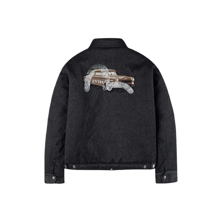 EVISU Угольный Серый Мужские Куртки