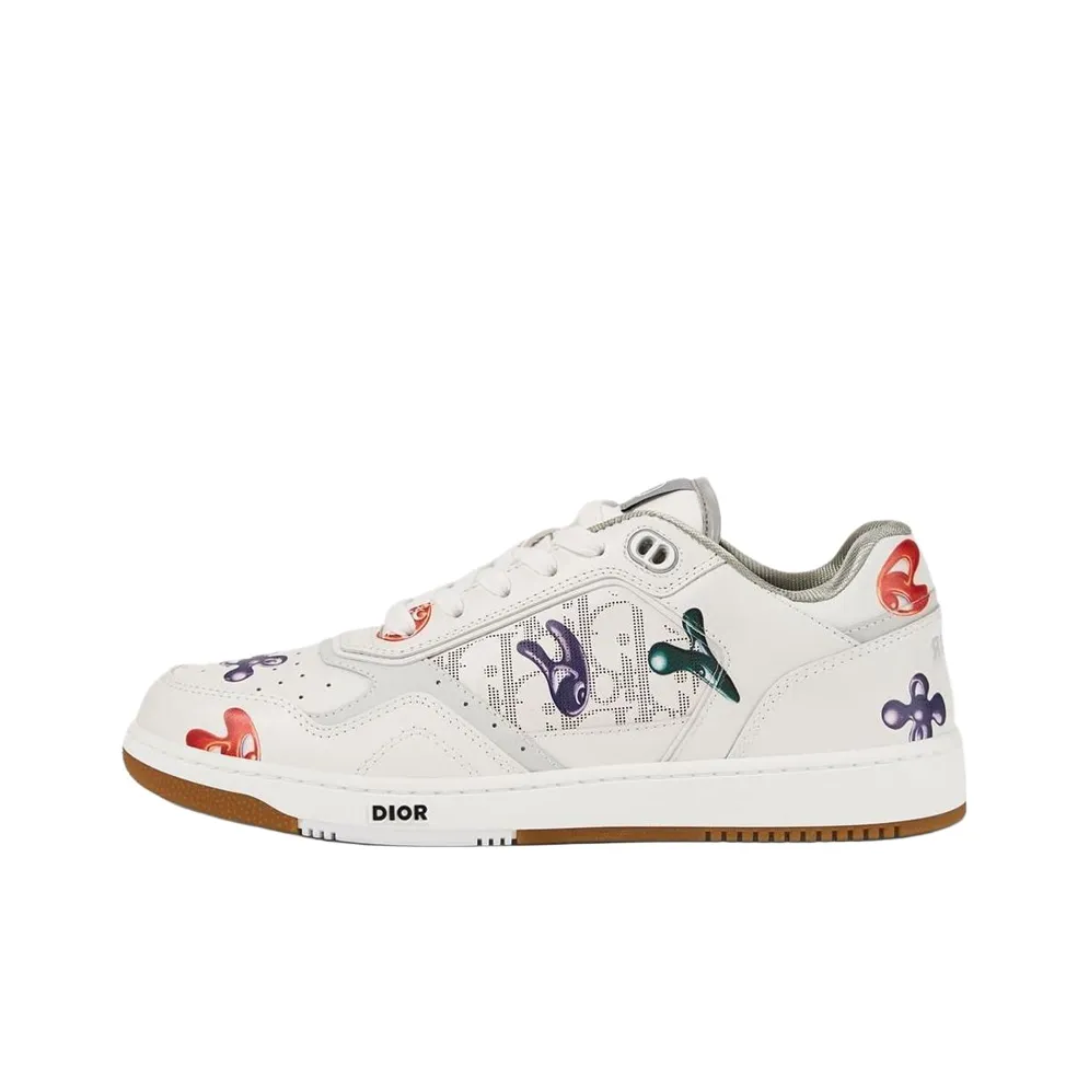 DIOR B27 Skateboard Shoes Men Low Top White