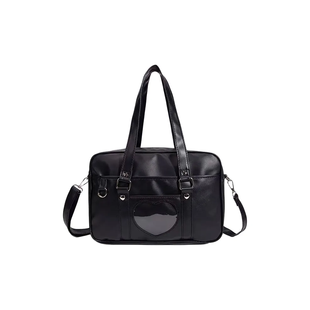 ADOONGA ПУ (полиуретан) Через плечо Одно плечо Портативный Ита-баги Обычный Женские Черный