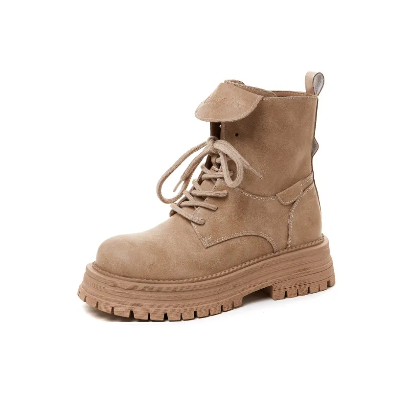 Chibang Короткий MID Голень Мартин Boot Женские