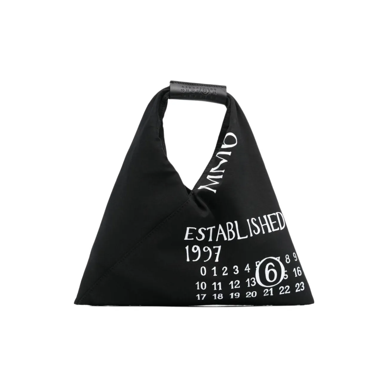 MM6 Maison Margiela совместный бренд Хлопок Сумка Мини Женская Черный Белый