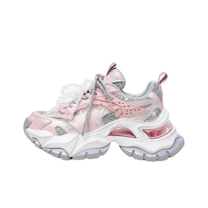 Hoov Толстая подошва Низкий топ Сказка Розовый Женский