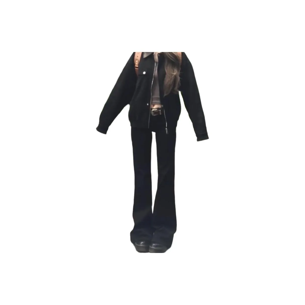 DARK HORSE Премиум Feel Высокий облегающий крой Деловой повседневный стиль Брюки Унисекс