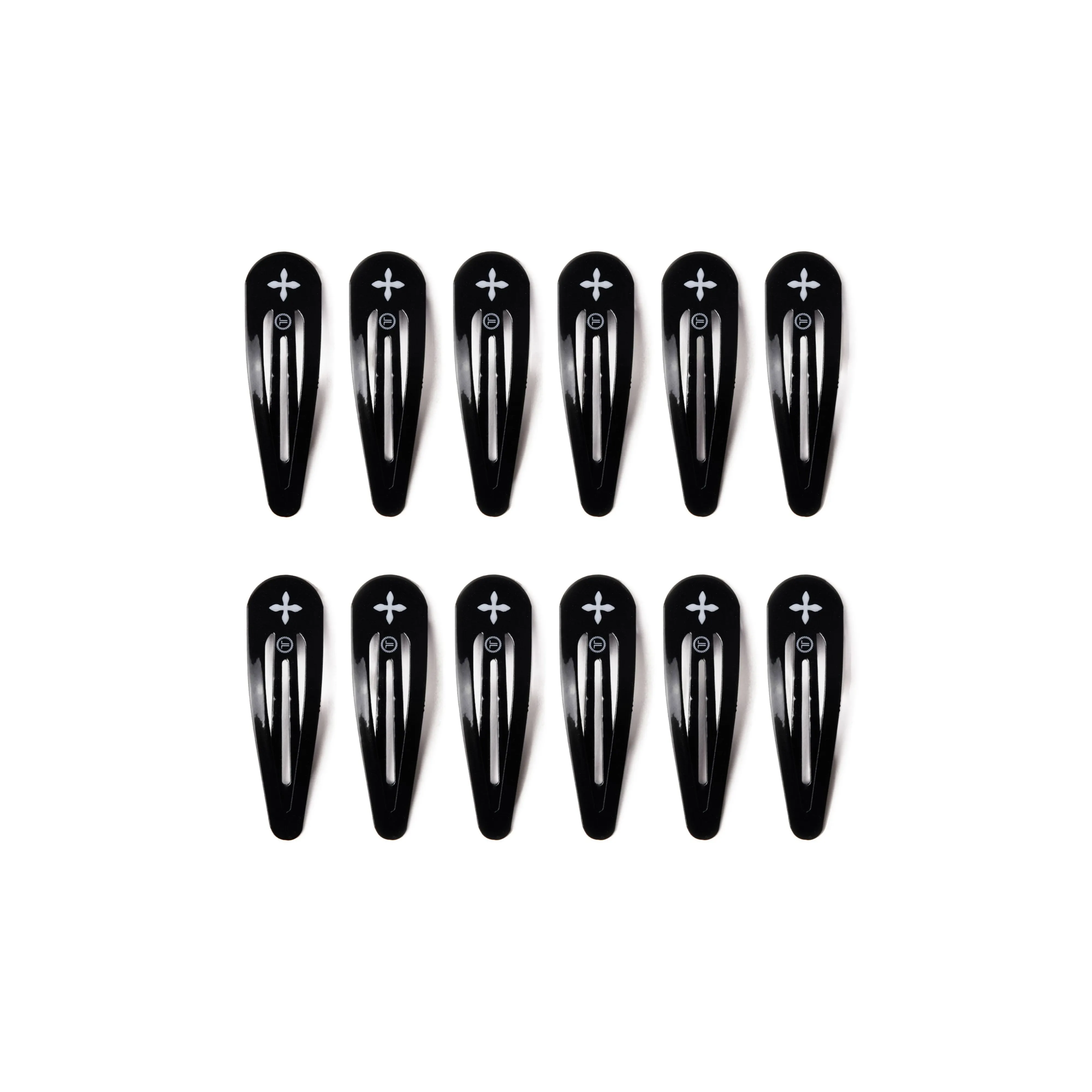 SMFK Заколки для волос из марганцевого стали женские черные