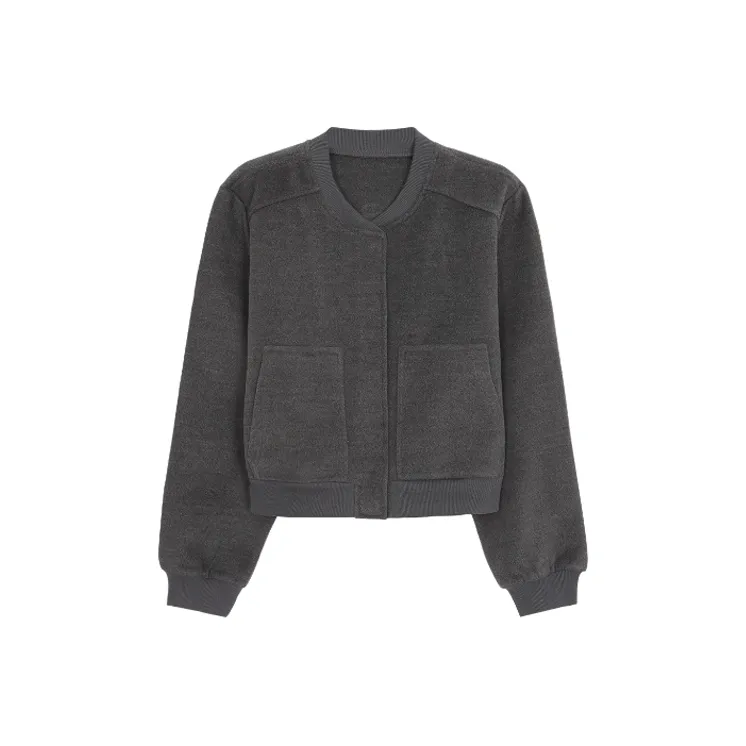 ACJL Элегантность Укороченная Куртка Свободного кроя Повседневный Топ Модный Женский