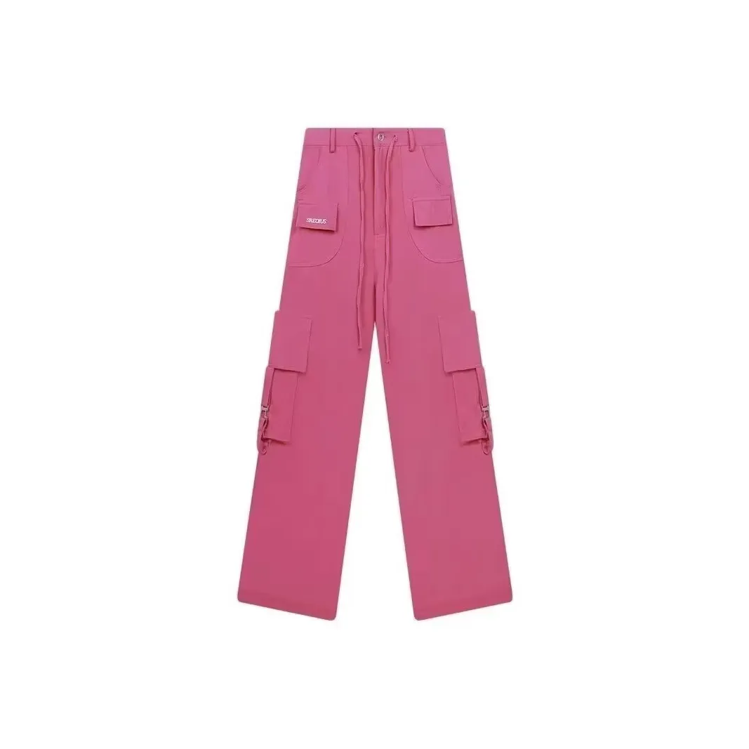 TONYBEAR Pink Women's Casual Pants TONYBEAR Розовые Женские Повседневные Штаны