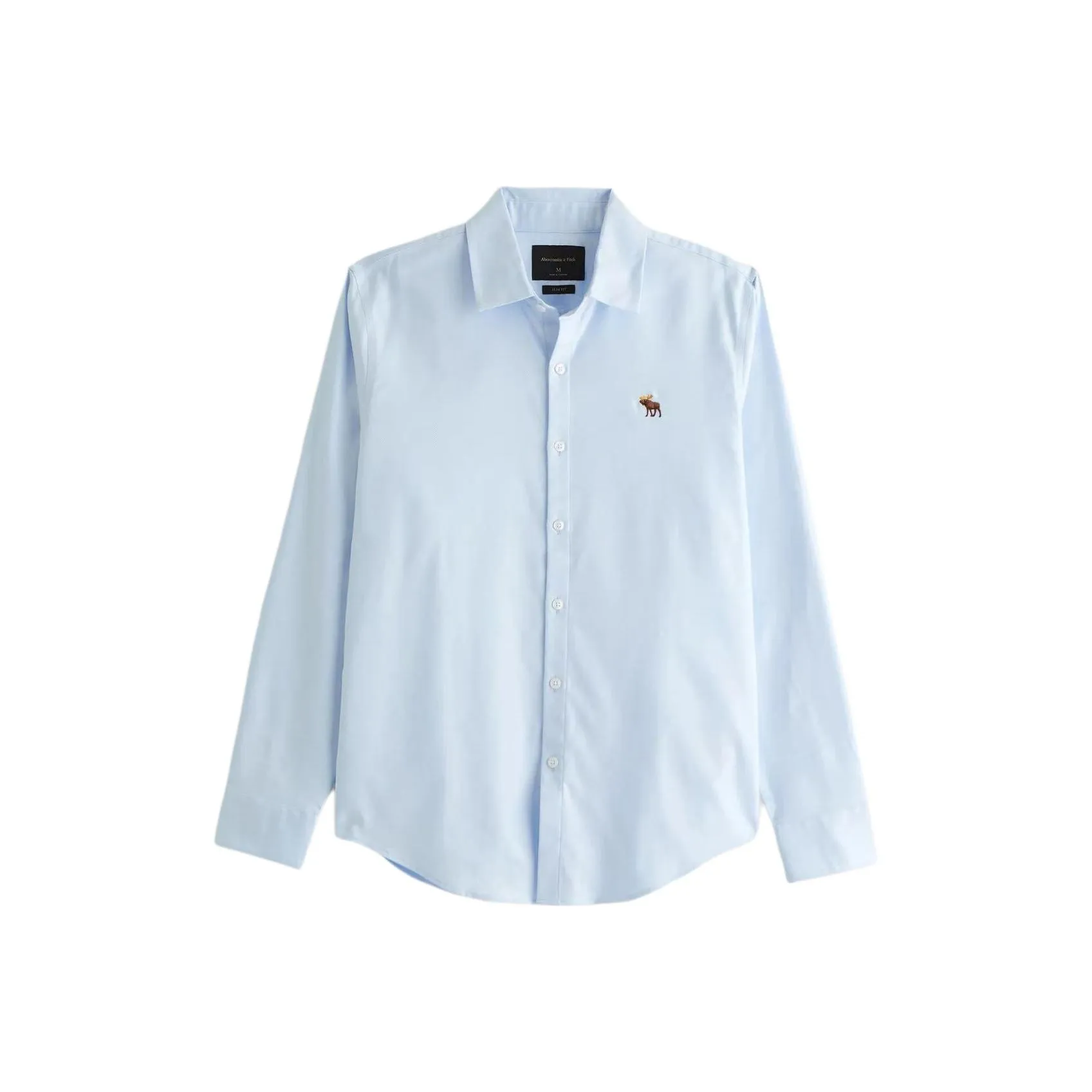 Abercrombie＆Fitch Blue Men's Shirts Аберкомби＆Фитч Синий Мужской Рубашки