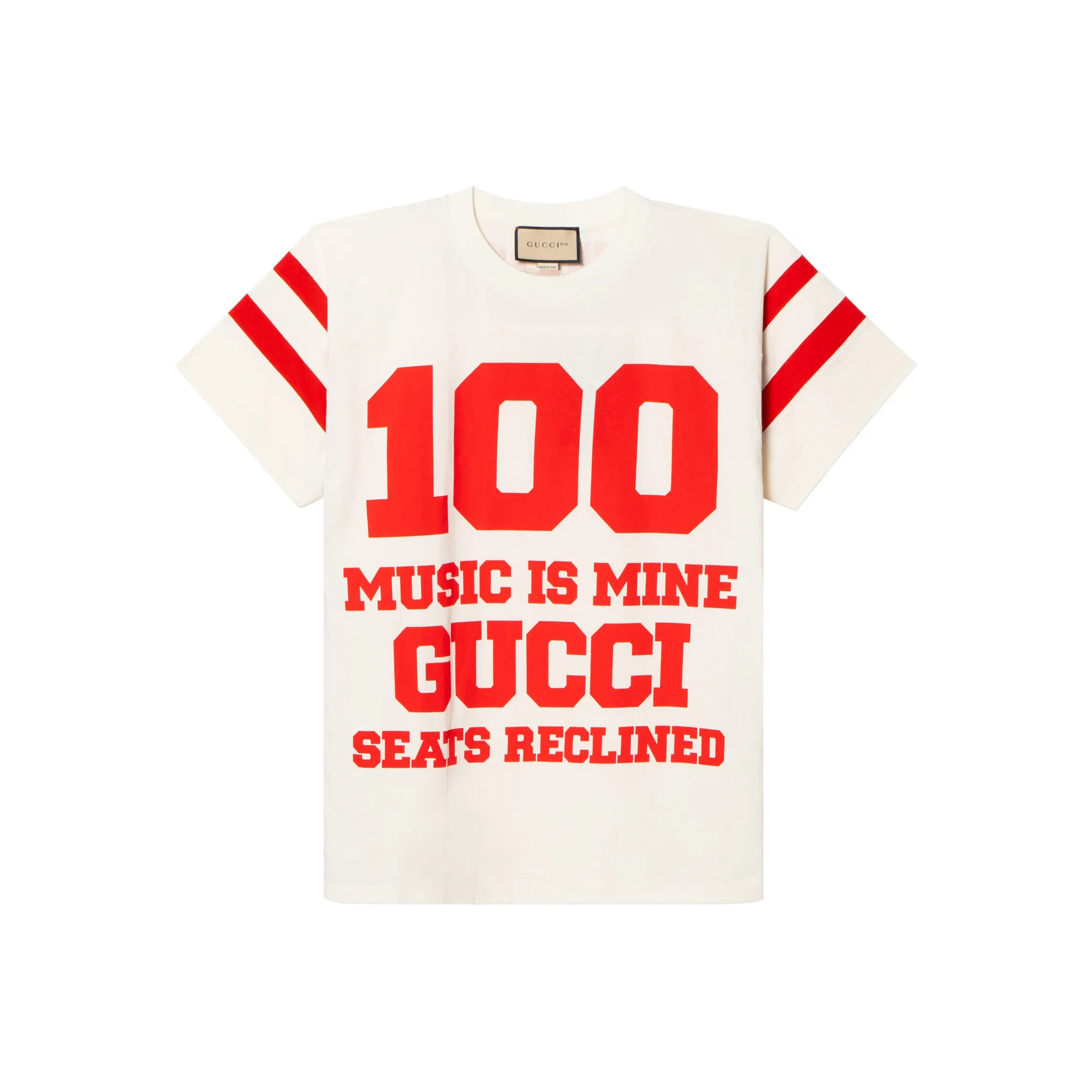 GUCCI Стандартная футболка Женская Белая