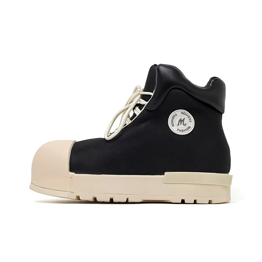 ZHENRAN Модный бренд Пухлые туфли Короткий MID Голень Мартин Boot Унисекс