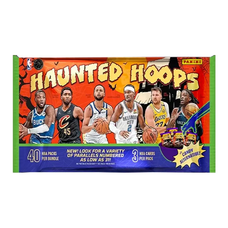 PANINI 24 25 Баскетбол NBA Hoops Хэллоуин Коллекционная карта Parallels Спортивные карты Целая коробка