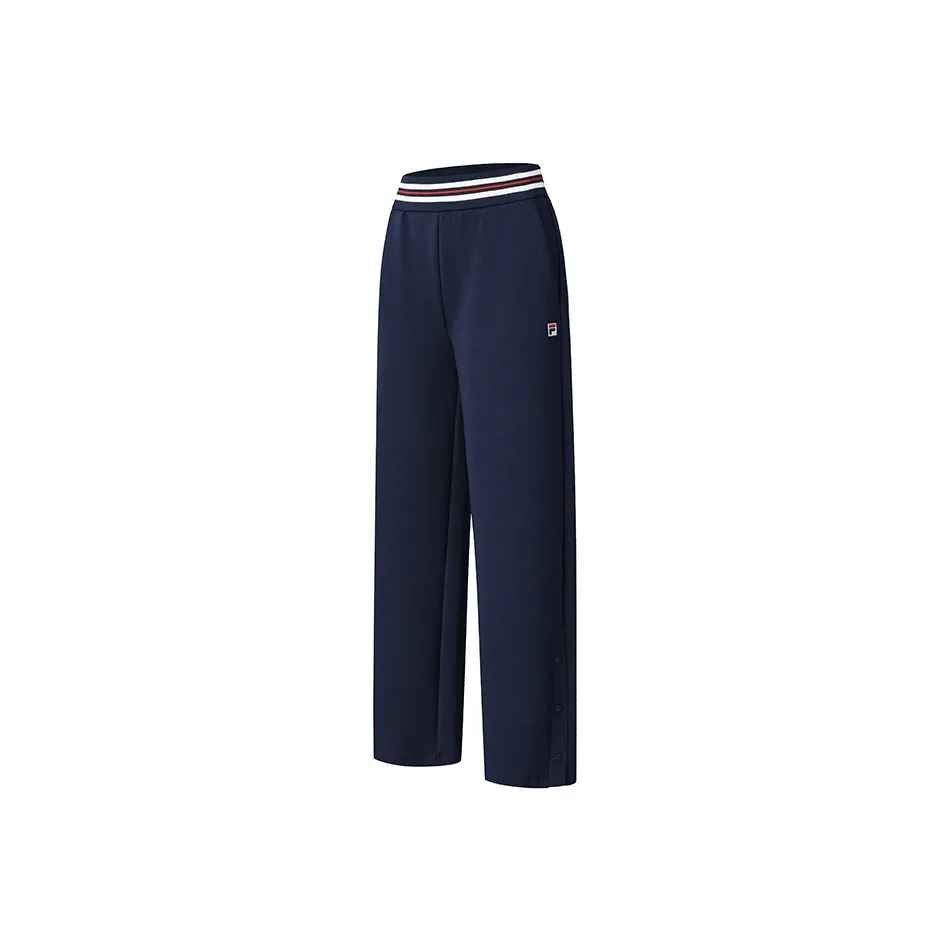 FILA Теннис Трикотажная ткань Спортивные брюки Женские Serene Void Синий