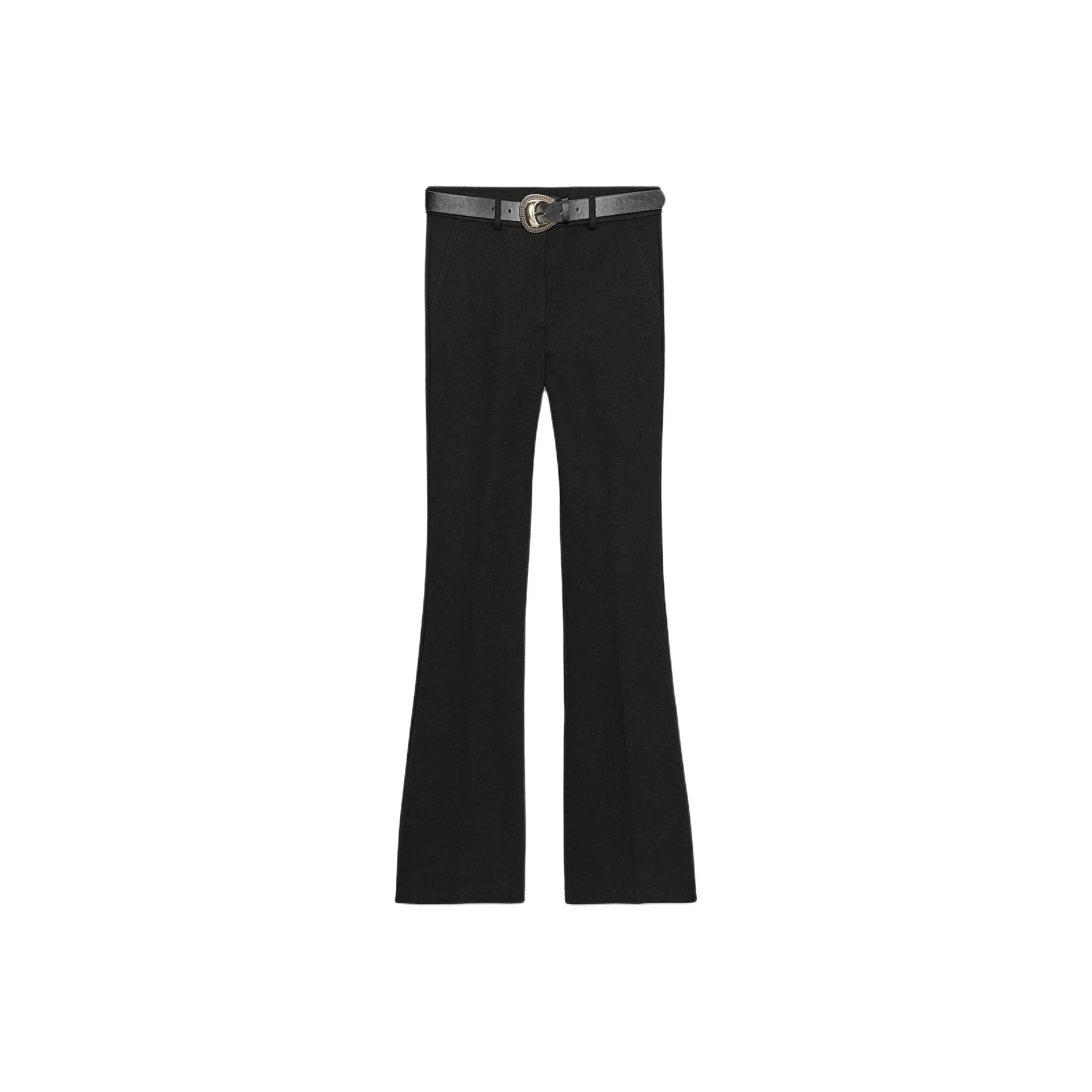 ZARA Черные Женские Повседневные Штаны