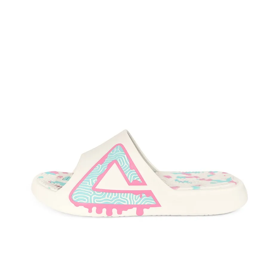 PEAK Tai Ji1,0 Устойчивые к истиранию Амортизирующие Слипоны Унисекс Холст Белый Синий