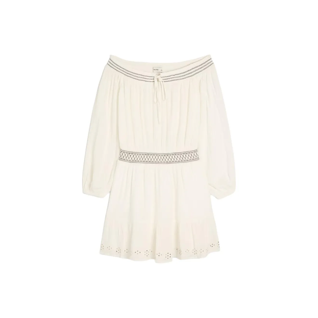 Hollister Длинное платье с длинными рукавами женское