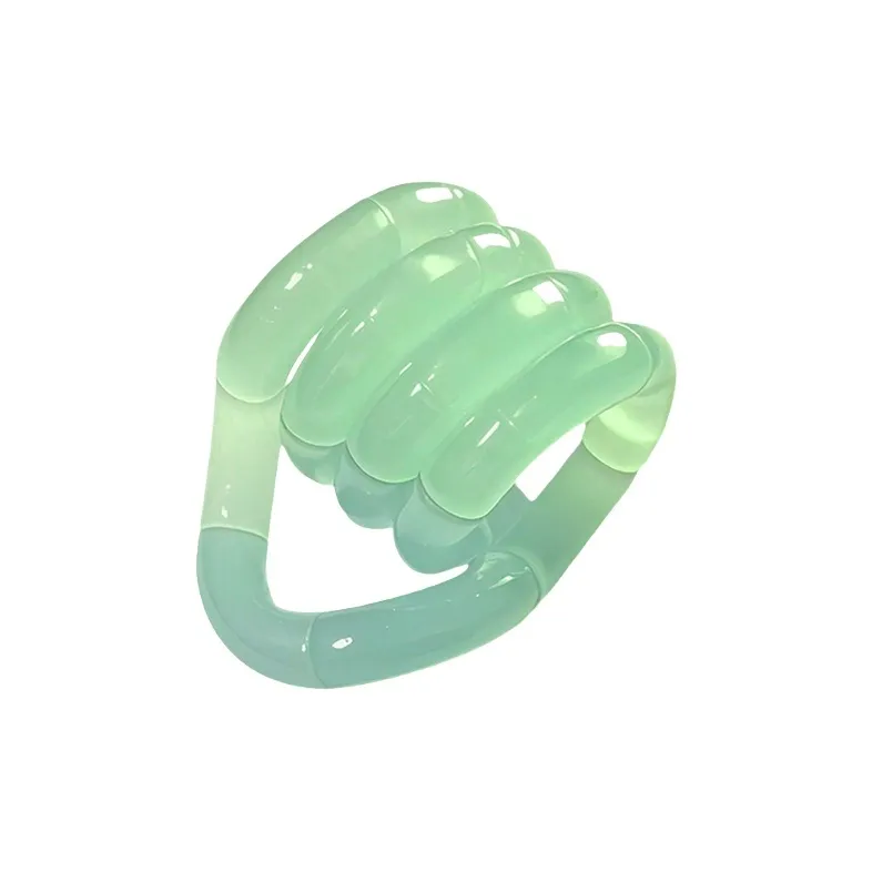 LEBOW Ночной свет Ледяной Нефритовый Прозрачный Пазл Stress Relief Скрученный узел Сжимаемый игрушка