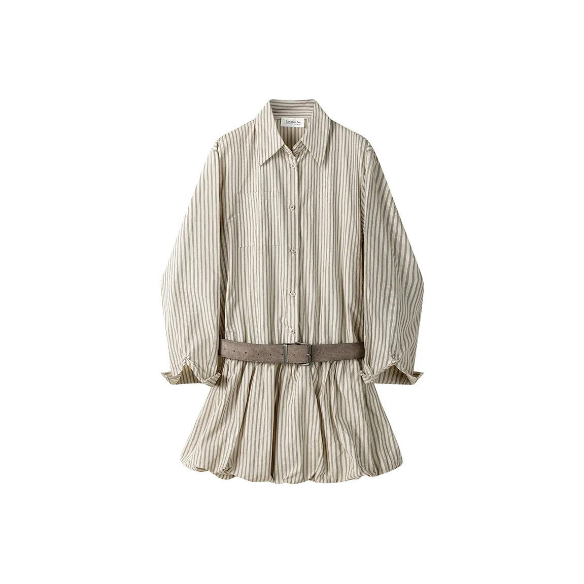 GRAYISMOON Длинное платье с длинными рукавами женское