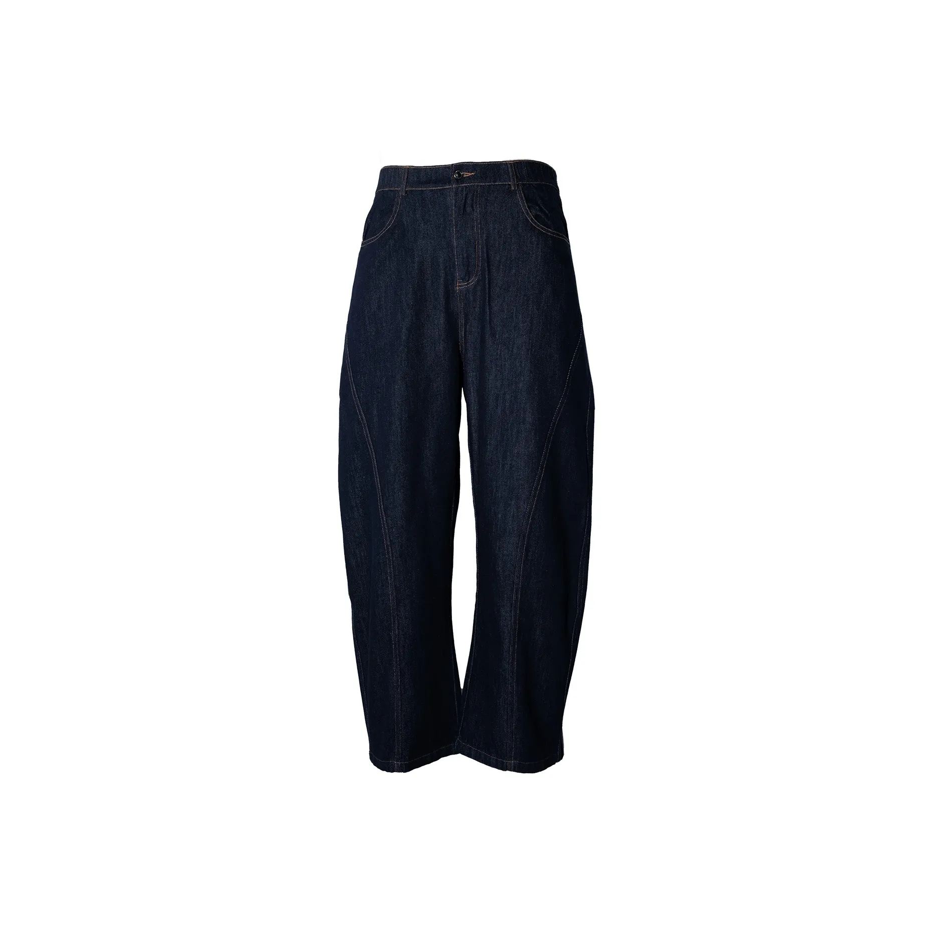 LOAD MIND Темно-синие джинсы унисекс