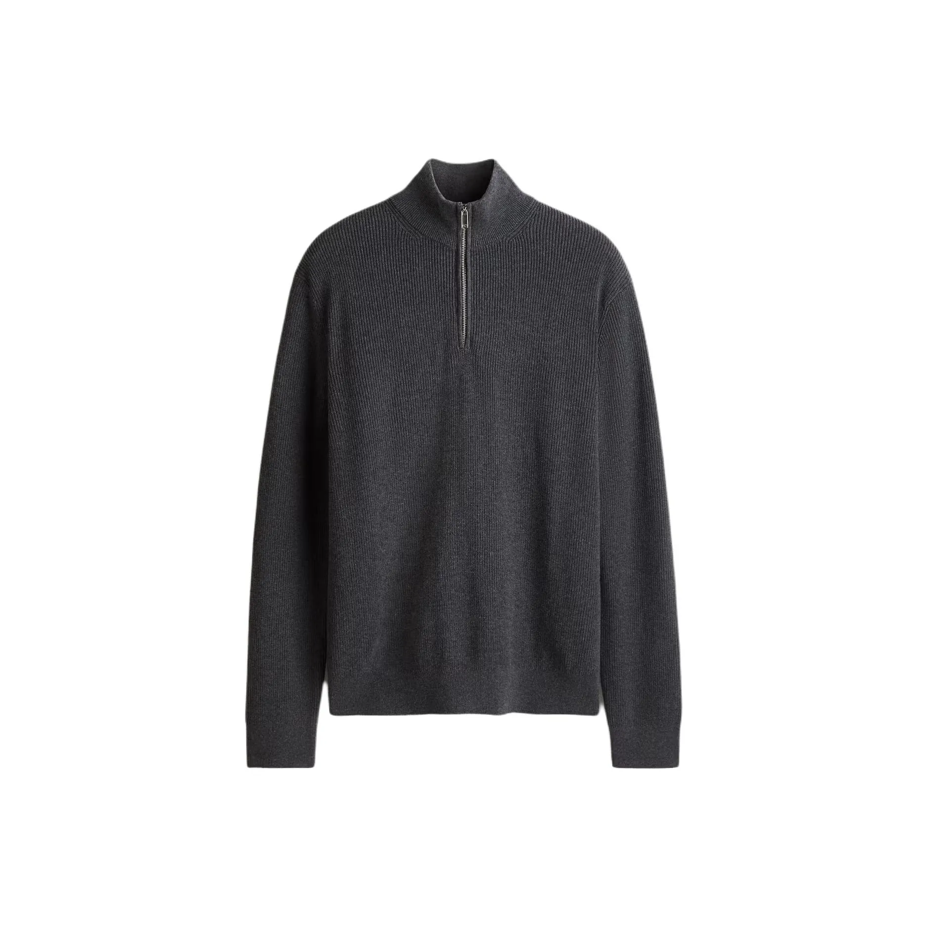 H M Темно-серые мужские свитеры