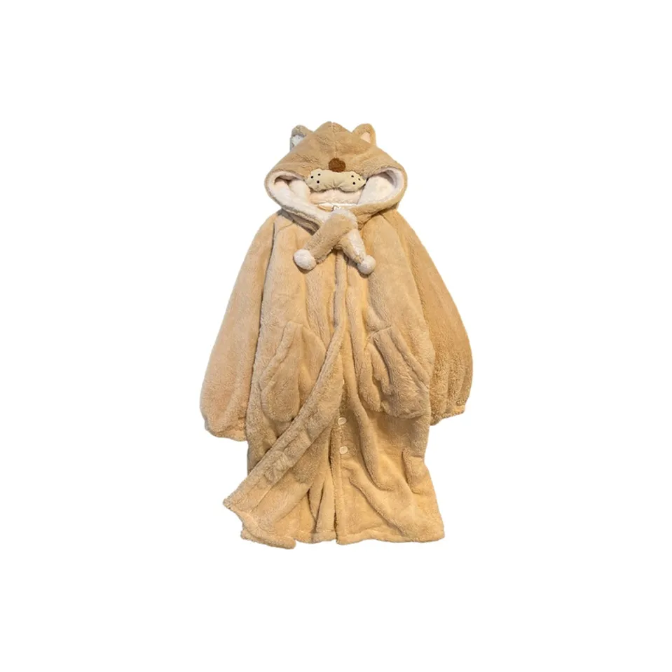 MIMOSA CHUR Little Lion Sleep Robe Женские Банные халаты