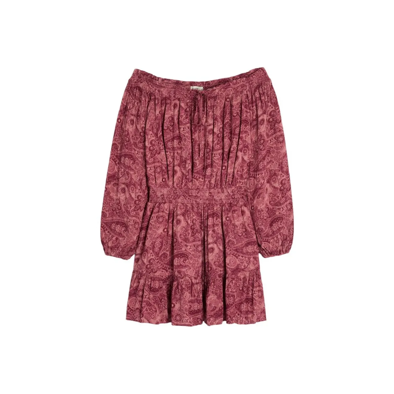 Hollister Длинное платье с длинными рукавами женское