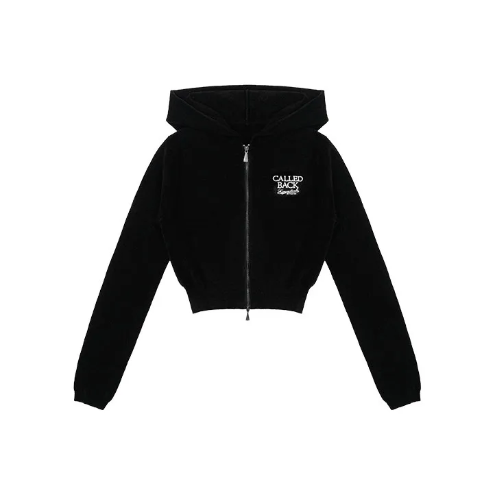 CALLED BACK Черное Женское Короткое Пальто
