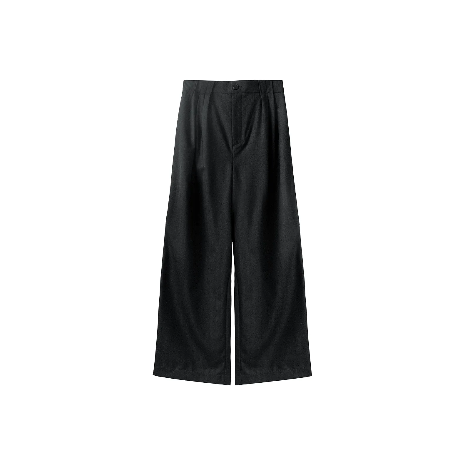 HUANXIANGZHE Смесовая шерсть Широкие брюки Брюки костюма Унисекс