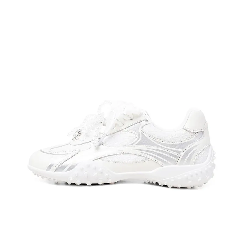 Hoov Немецкие армейские кроссовки Low Top Облачный Белый Женские