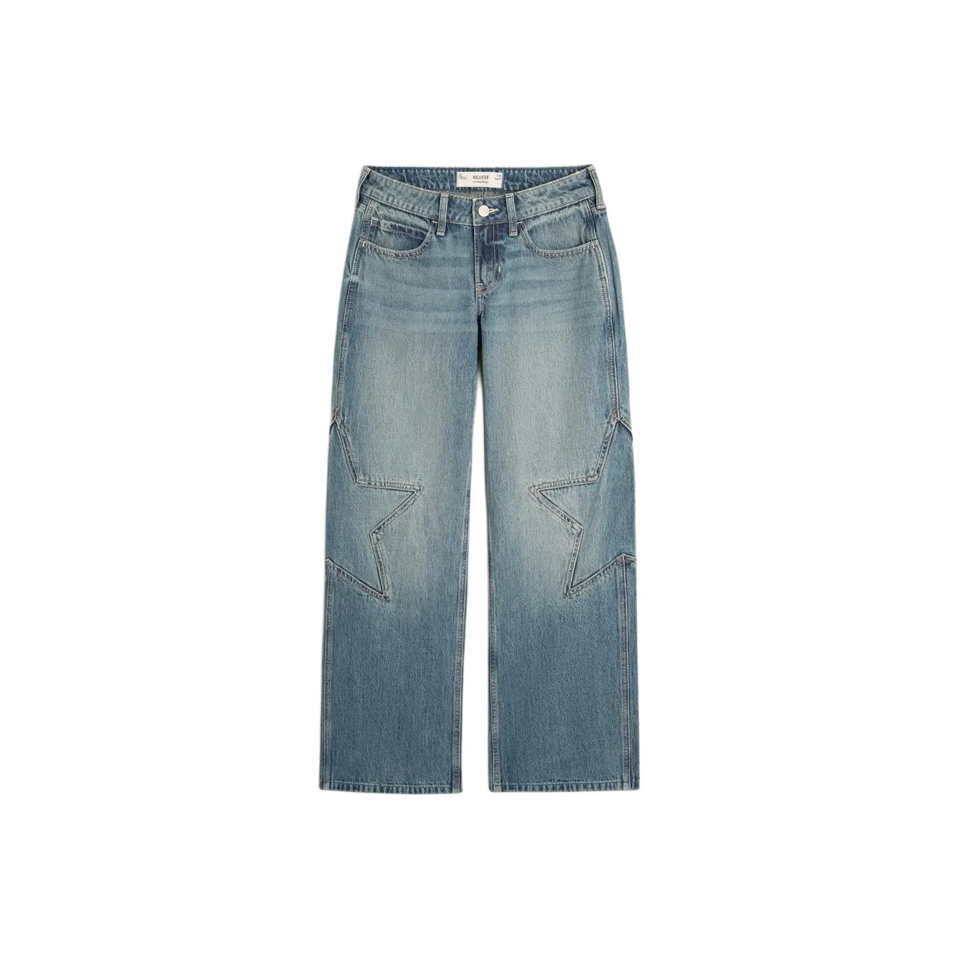 Hollister Blue Women's Jeans Hollister Синий Женские Джинсы