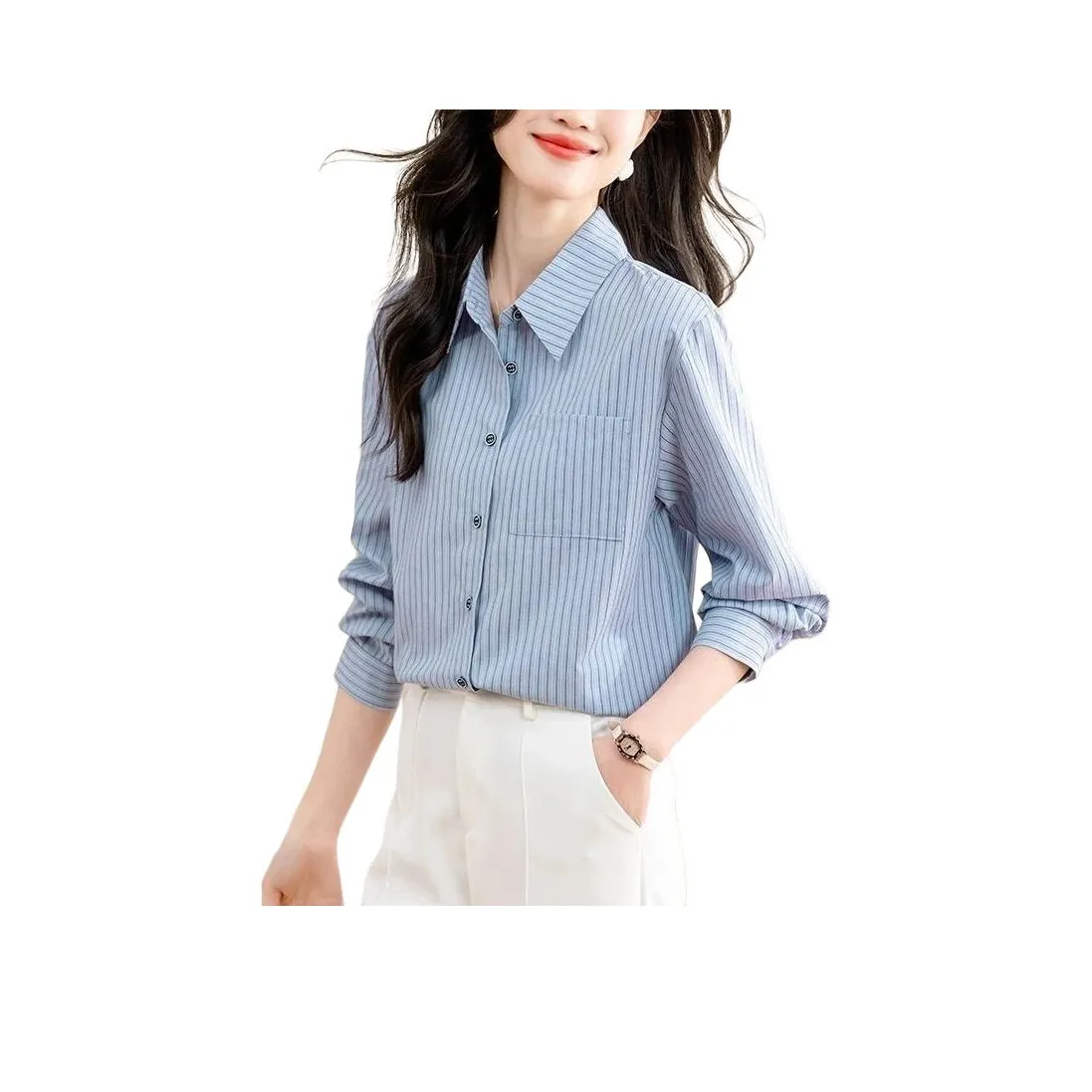 Pear 99 Синий Женские Рубашки