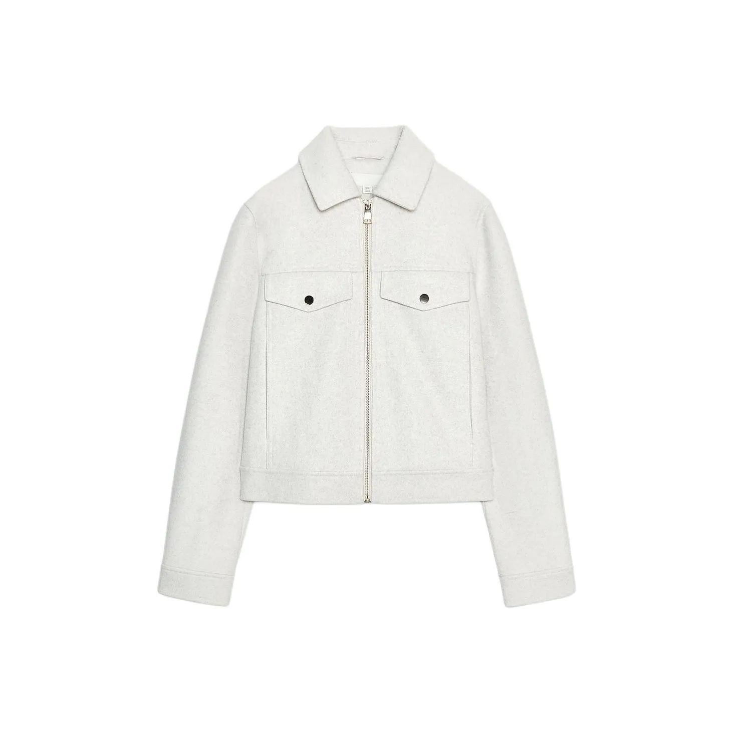 ZARA Натуральный Белый Женский Куртки