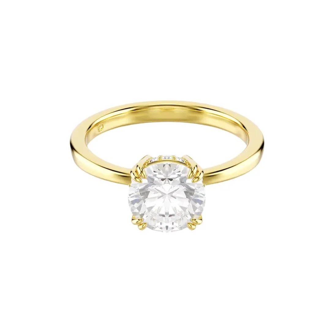 Swarovski Stilla Синтетический кубический цирконий Кольца Женские Золото