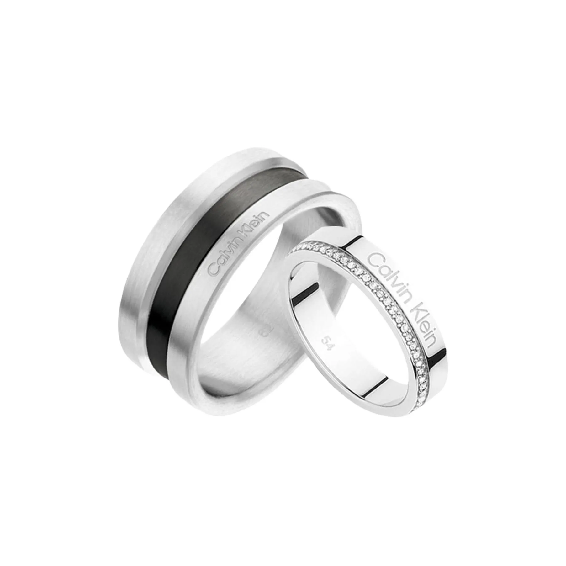 CALVIN KLEIN Набор с Crystals Кольца Унисекс