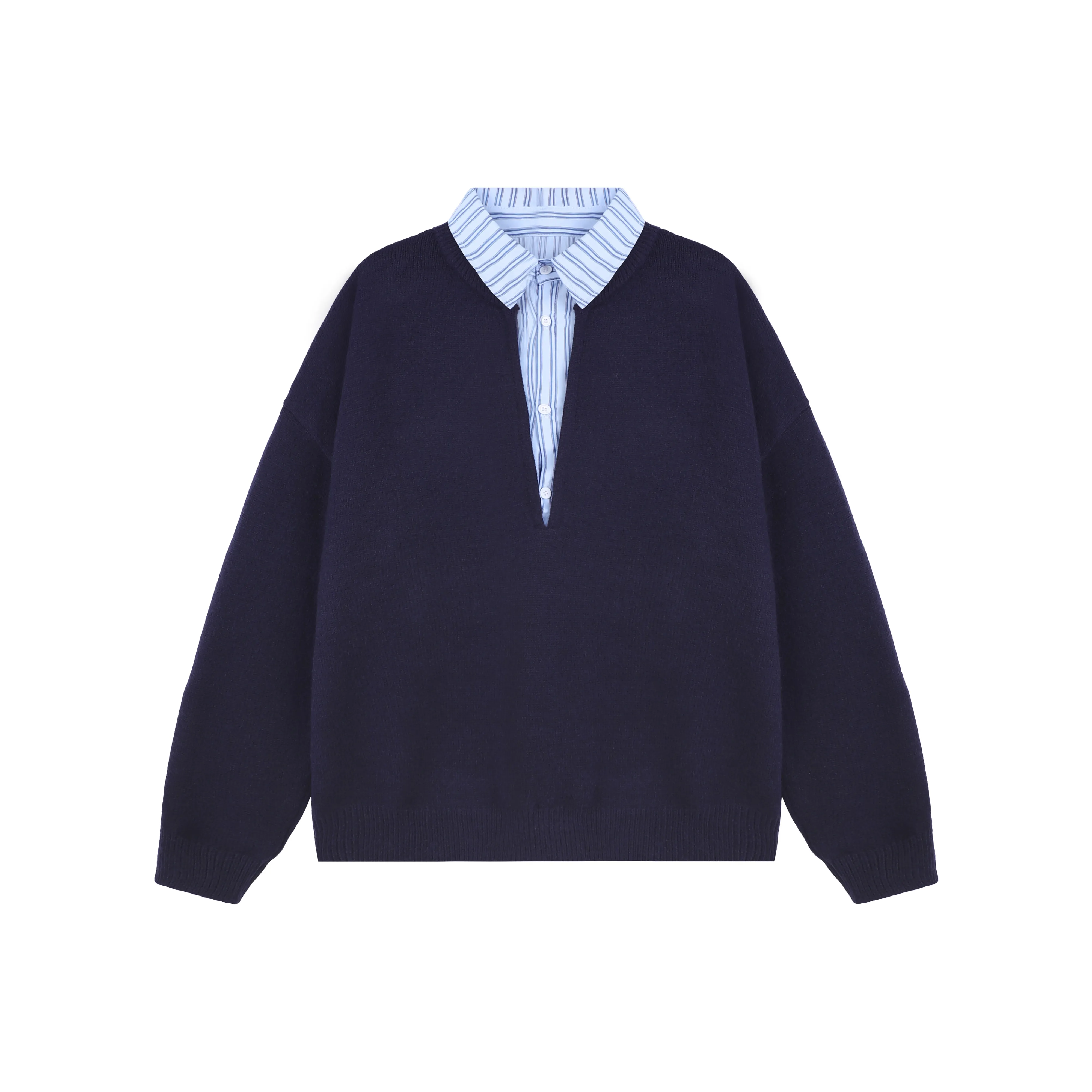 Xmithie POLO Шея Свитер Унисекс