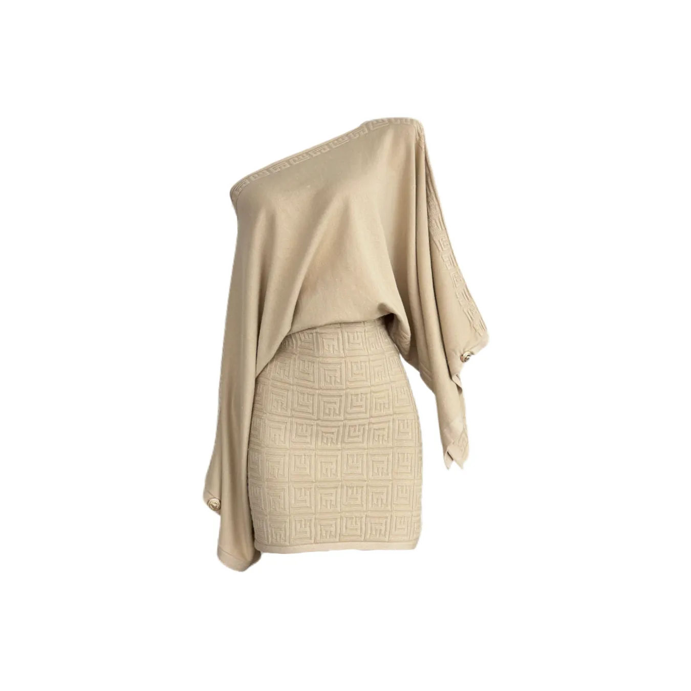 Udon House Длинное платье с длинными рукавами женское